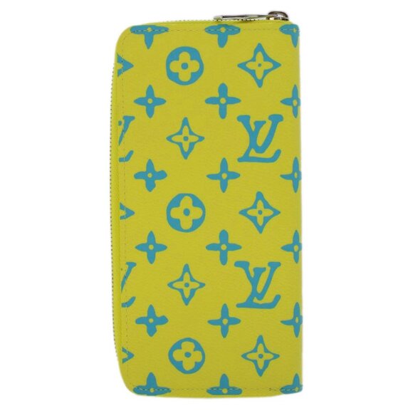 LOUIS VUITTON Playground Zippy Wallet Vertical Wallet Yellow M82005 Auth 48507SM - Picture 2 of 16